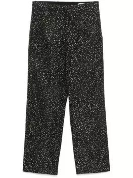 Брюки с блестками BODE, черный