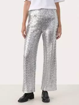 Брюки с блестками от татьяны Part Two, серебряный