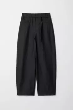 Брюки с бочкообразными штанинами & Other Stories, черный
