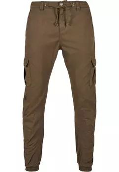 Брюки с боковыми карманами Cargo Jogging Pants Urban Classics, темный цвет