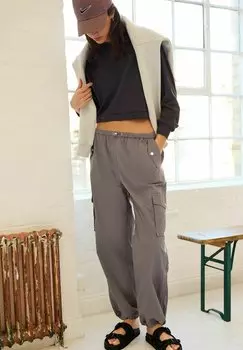 Брюки с боковыми карманами Regular Fit Next, угольно-серые