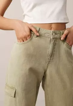 Брюки с боковыми карманами STRAIGHT LEG ., REGULAR FIT Next, зеленый