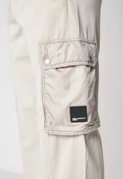 Брюки с боковыми карманами Utility Pant Karl Lagerfeld, Whitecap серые
