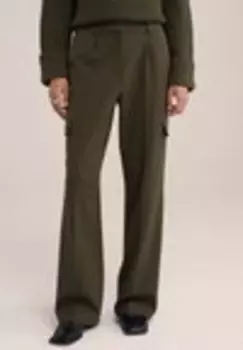 Брюки с боковыми карманами WE STUDIO We Fashion, темно-зеленый