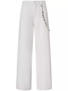 Брюки с цепочкой PINKO, белый