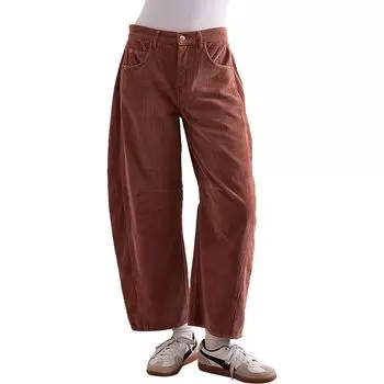 Брюки с декоративным шнуром Good luck Free People, цвет emperador