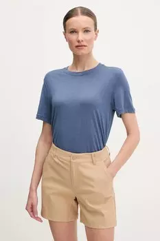 Брюки с добавлением льна Pinko, бежевый