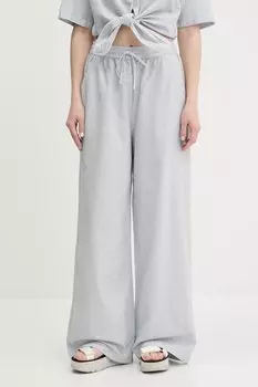 Брюки с добавлением льна Tommy Jeans, синий