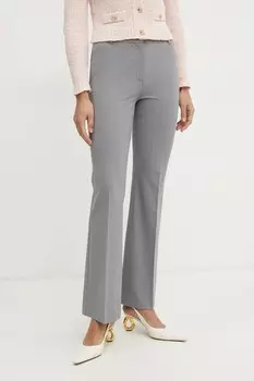 Брюки с добавлением шерсти Luisa Spagnoli, серый