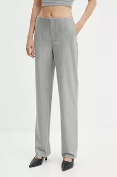 Брюки с добавлением шерсти Moschino Jeans, серый