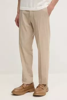 Брюки с добавлением шерсти Sisley, бежевый
