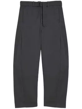 Брюки с драпировкой LEMAIRE, синий