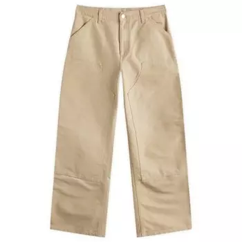 Брюки с двойным коленом Carhartt Wip, коричневый