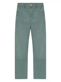 Брюки с двойным коленом Carhartt WIP, зеленый