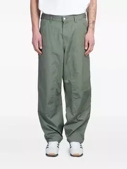 Брюки с двойным коленом Carhartt WIP, зеленый