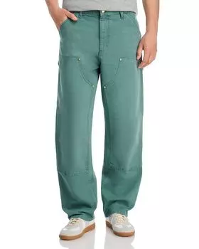 Брюки с двойными наколенниками Carhartt WIP, зеленый