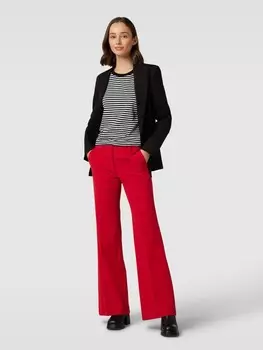 Брюки с фиксированными складками Luisa Cerano, красный