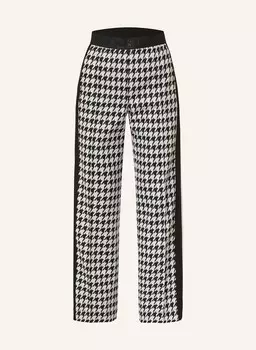 Брюки с галлонными полосками MARC CAIN, черный/белый