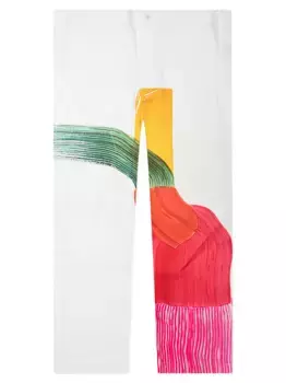 Брюки с графическим принтом Homme Pliss Issey Miyake