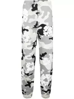 Брюки с камуфляжным принтом Denim Tears, черный