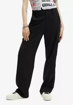 Брюки с карманами Desigual FLOWY CARGO, цвет Black