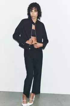 Брюки с карманами коллекции ZW ZARA, черный