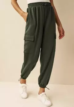 Брюки с карманами Next PARACHUTE, цвет Khaki Green