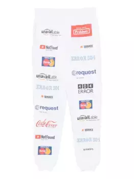 Брюки с карманами VETEMENTS, белый