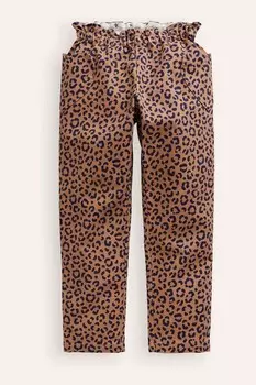 Брюки с карманом в форме сердца Boden, коричневый