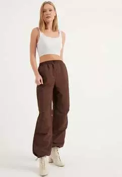 Брюки с коленными швами Herita, коричневый