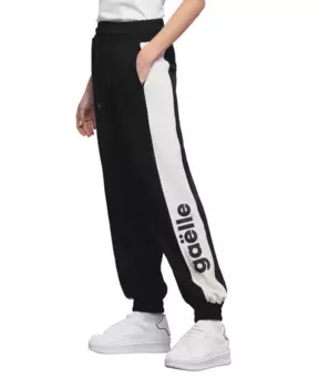 Брюки с контрастными вставками сняты Galle Paris, черный