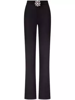 Брюки с кристаллами AREA, черный