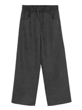 Брюки с кулиской Brunello Cucinelli, серый