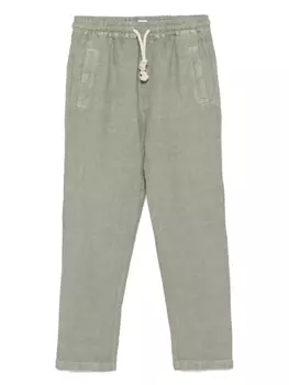 Брюки с кулиской Eleventy, зеленый