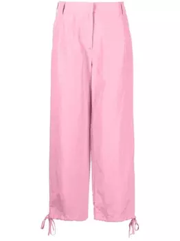 Брюки с кулиской MSGM, розовый