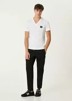 Брюки с кулиской на талии Dolce&Gabbana, черный