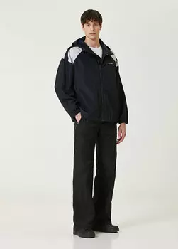 Брюки с кулиской на талии и логотипом. Dolce&Gabbana, черный