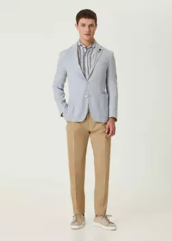 Брюки с кулиской на талии Lardini, коричневый