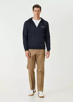 Брюки с кулиской на талии Valentino, хаки