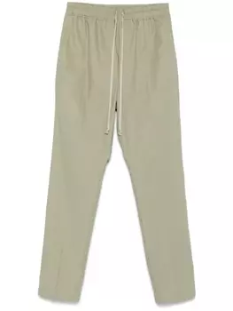 Брюки с кулиской Rick Owens, зеленый