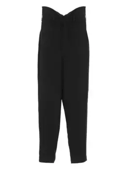 Брюки с кулиской Y's, черный