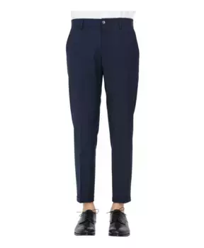 Брюки с лацканами Patrizia Pepe, синий