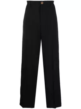 Брюки с лампасами VERSACE, черный