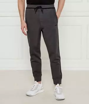 Брюки с лентой Regular fit Boss Green, серый