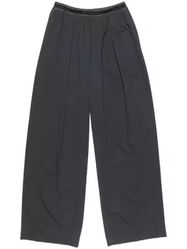 Брюки с логотипом Acne Studios, серый
