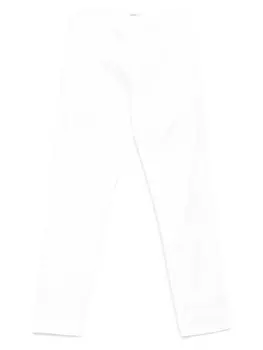 Брюки с логотипом-аппликацией DONDUP, белый