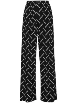 Брюки с логотипом BALENCIAGA, черный