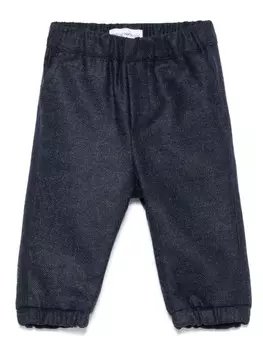 Брюки с логотипом Emporio Armani Kids, синий