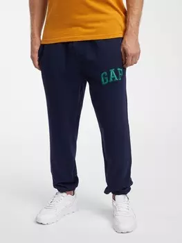 Брюки с логотипом Gap, синий