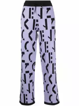 Брюки с логотипом KENZO, фиолетовый